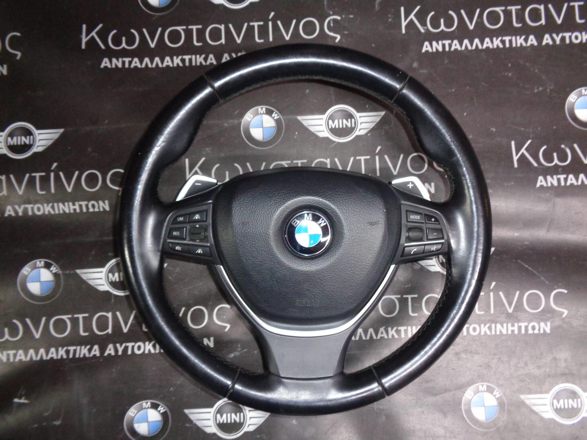ΤΙΜΟΝΙ (STEERING WHEEL) BMW ΜΕ ΑΕΡΟΣΑΚΟ (AIRBAG) F10F11 ΜΕ PADDLES