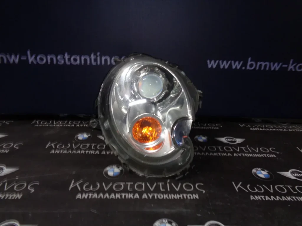 ΦΑΝΑΡΙ ΕΜΠΡΟΣ (FRONT LIGHT) MINI R56 XENON ΠΟΡΤΟΚΑΛΙ ΦΛΑΣ ΛΕΥΚΟ ΦΟΝΤΟ ΔΕΞΙ (RIGHT)
