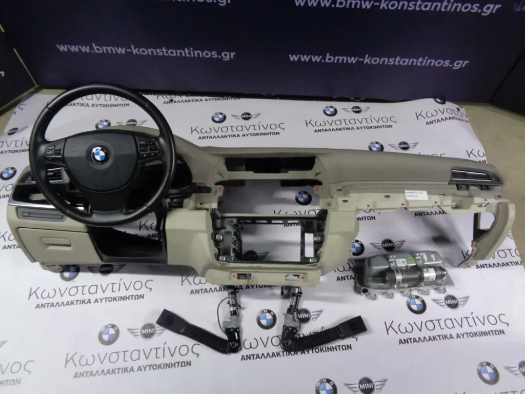 SET AIRBAG-ΤΑΜΠΛΟ (DASHBOARD) BMW ΣΕΙΡΑ 5 F10 ΜΕ ΝΤΟΥΛΑΠΑΚΙ ΚΑΙ ΠΡΟΑΙΝΤΑΤΗΡΕΣ