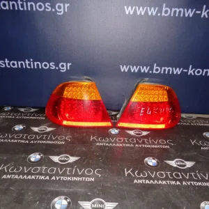 ΦΑΝΑΡΙΑ ΠΙΣΙΝΑ (REAR LIGHTS) BMW Ε46 COUPE ΣΕΙΡΑ 3 FACELIFT LED ΠΟΡΤΟΚΑΛΙ ΦΛΑΣ