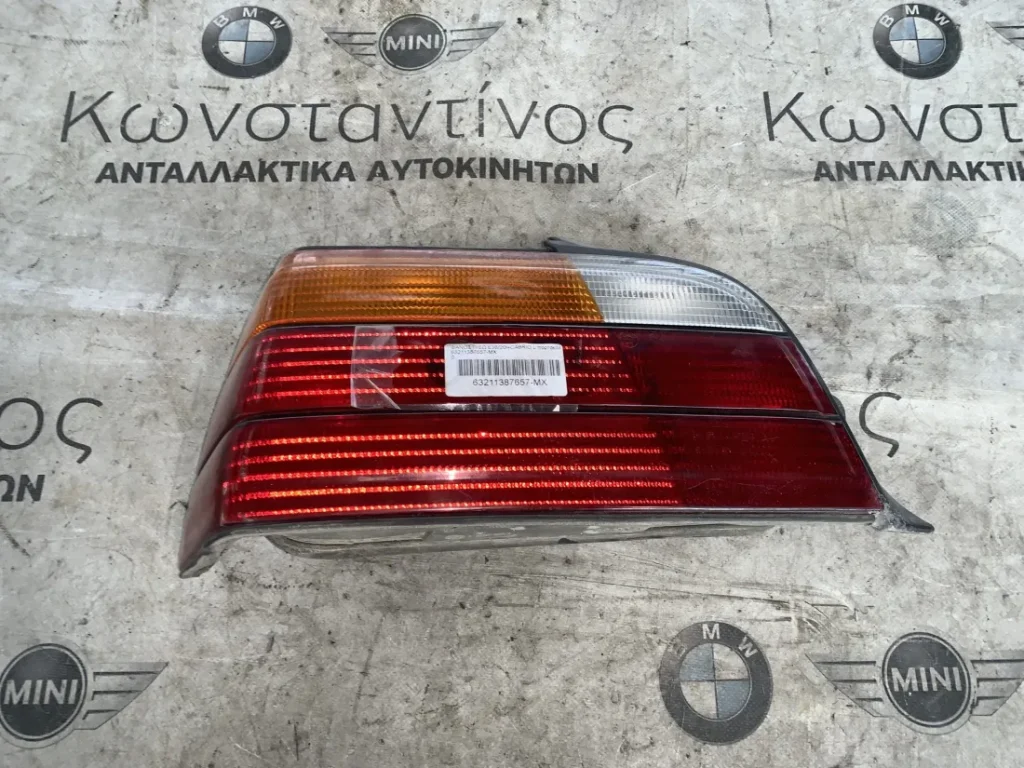 ΦΑΝΑΡΙ ΠΙΣΩ ΑΡΙΣΤΕΡΟ ΜΕ ΠΟΡΤΟΚΑΛΙ ΦΛΑΣ BMW ΣΕΙΡΑ 3 E36 CABRIO (ΚΩΔ. ΑΝΤΑΛ. 1387653 - 63211387657)