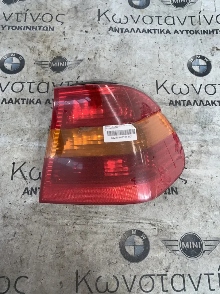 ΦΑΝΑΡΙ ΠΙΣΩ ΔΕΞΙ ΠΟΡΤΟΚΑΛΙ ΦΛΑΣ BMW ΣΕΙΡΑ 3 E46 ΤΕΤΡΑΠΟΡΤΟ (ΚΩΔ. ΑΝΤΑΛ. 63216946534)