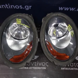 ΦΑΝΑΡΙΑ ΕΜΠΡΟΣ (FRONT LIGHTS) MINI F55-F56 ΠΟΡΤΟΚΑΛΙ ΦΛΑΣ -(ΚΩΔ. ΑΝΤΑΛ.: 7401596 )