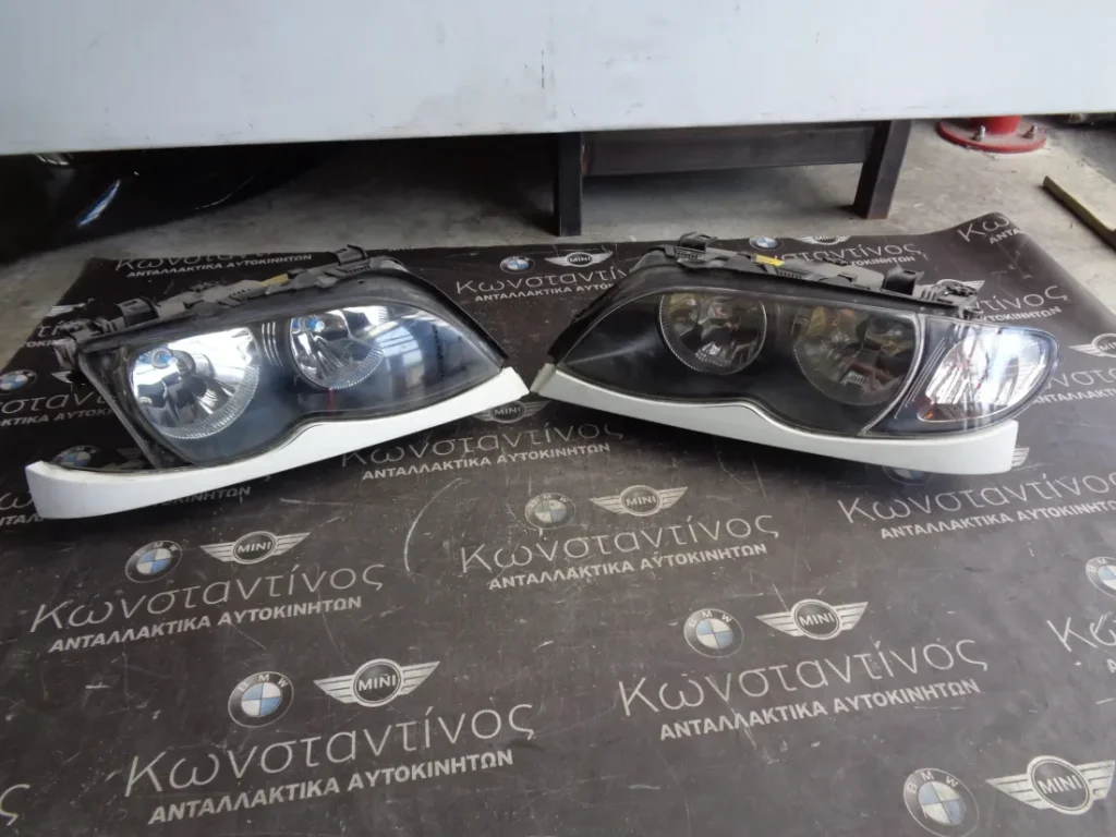 ΦΑΝΑΡΙΑ ΕΜΠΡΟΣ (FRONT LIGHTS) BMW E46 ΣΕΙΡΑ 3 4ΘΥΡΟ FACELIFT ΔΕΞΙΟΤΙΜΟΝΟ ΑΠΛΑ