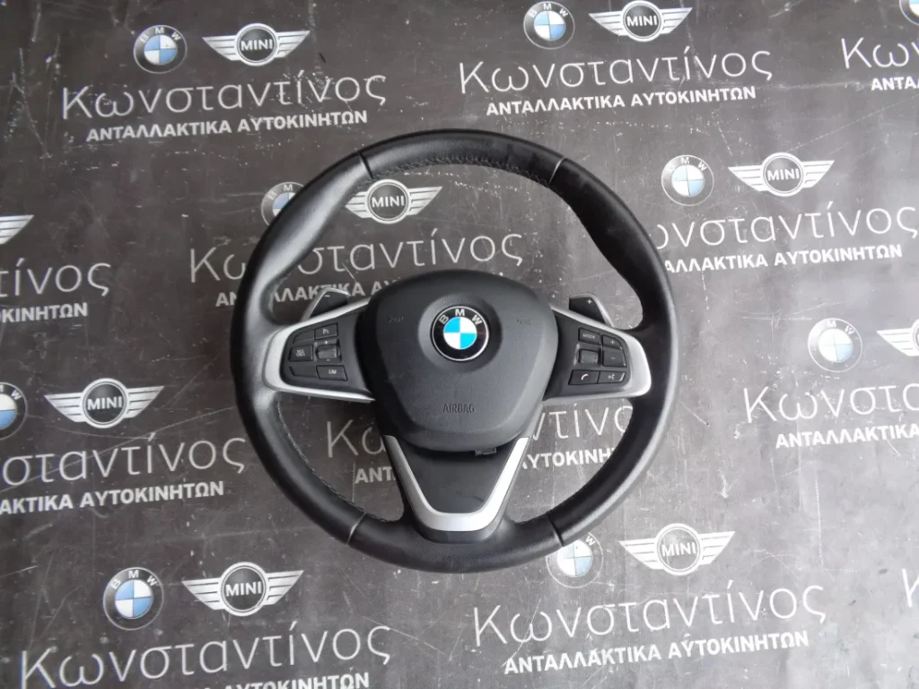 ΤΙΜΟΝΙ (STEERING WHEEL) ΜΕ ΑΕΡΟΣΑΚΟ (AIRBAG) ΜΕ PADDLES BMW X1 F48-X3 F39-F45 ΣΕΙΡΑ 2