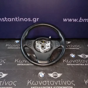 ΤΙΜΟΝΙ (STEERING WHEEL) BMW X3 E83 ΜΕ ΠΛΗΚΤΡΑ-ΧΩΡΙΣ AIRBAG-ΤΡΙΑΚΤΙΝΟ