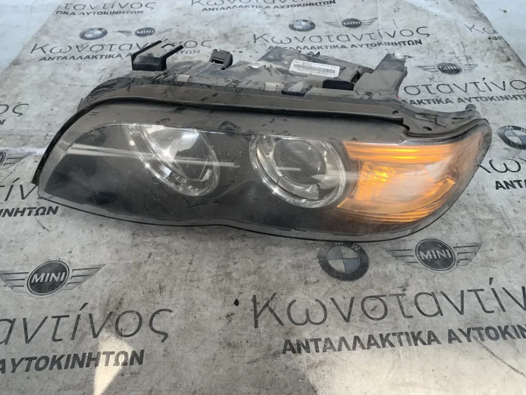 ΦΑΝΑΡΙ ΕΜΠΡΟΣ ΑΡΙΣΤΕΡΟ ΜΕ ΠΟΡΤΟΚΑΛΙ ΦΛΑΣ BI XENON BMW X5 E53 (ΚΩΔ. ΑΝΤΑΛ. 63117166797)